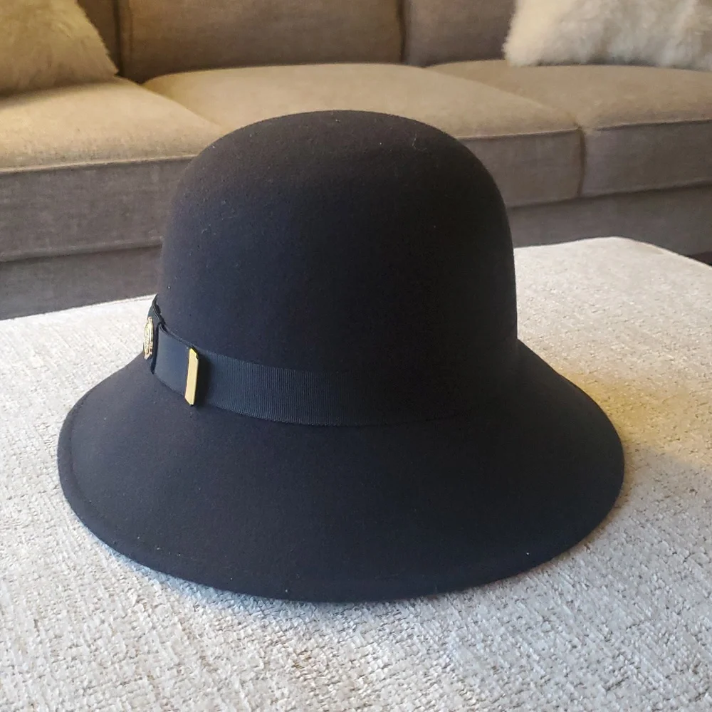 Vince Camuto Black Wool Hat - Picture 4 of 6